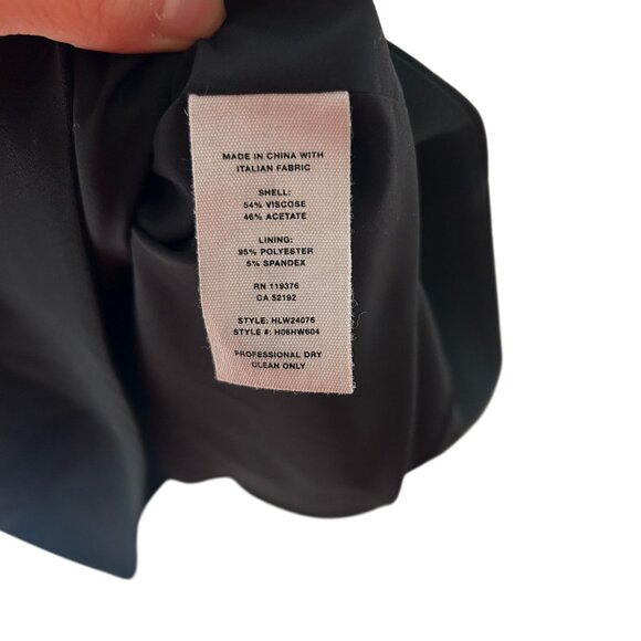 Helmut Lang Black Open Back Frayed Sleeve Mini Dress in Black Size 0 - Picture 5 of 7